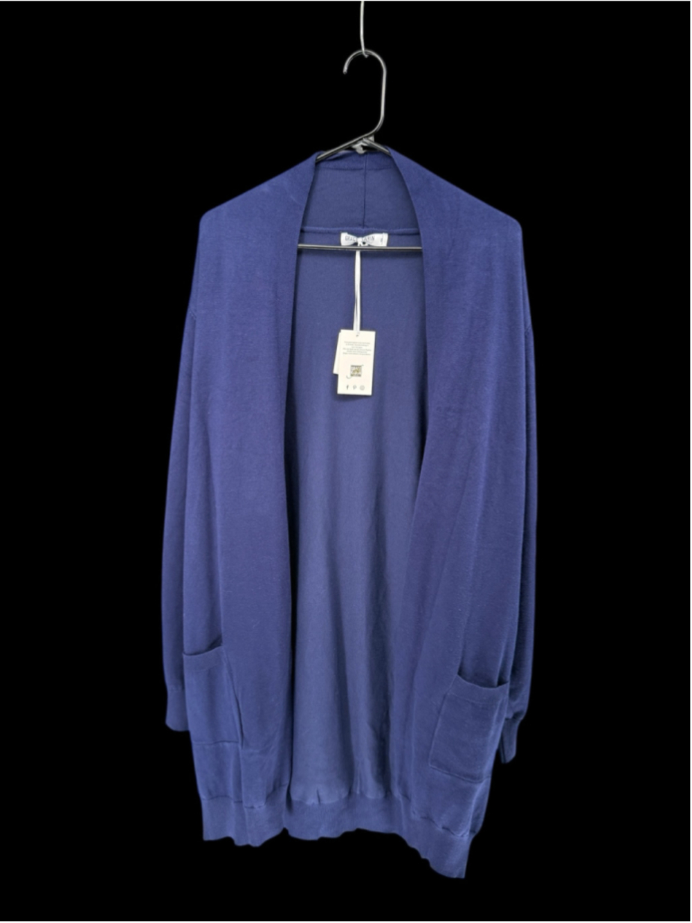 Women's GRACE KARIN Blue Cardigan Sweater, Size XXL